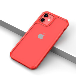 Apple iPhone 11 Kılıf Zore Roll Kapak Kırmızı