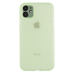 Apple iPhone 11 Kılıf ​​Zore Tiny Kapak Açık Yeşil