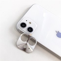 Apple iPhone 11 Zore Metal Camera Protector Grey