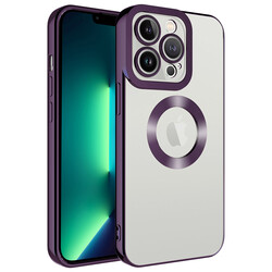 Apple iPhone 11 Pro Case Camera Protected Zore Omega Cover With Logo Derin Mor
