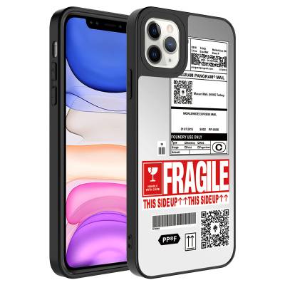 Apple iPhone 11 Pro Case Mirror Patterned Camera Protected Glossy Zore Mirror Cover Fragile