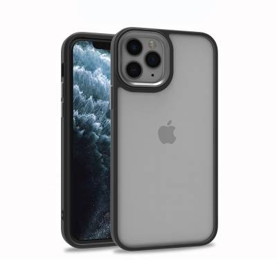 Apple iPhone 11 Pro Case Zore Flora Cover Black
