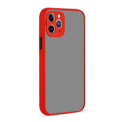 Apple iPhone 11 Pro Case Zore Hux Cover Red