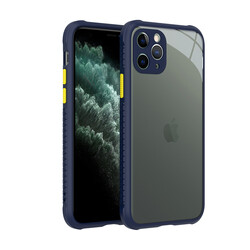 Apple iPhone 11 Pro Case ​​Zore Kaff Cover Navy blue