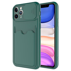 Apple iPhone 11 Pro Case ​Zore Kartix Cover Dark Green