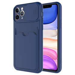 Apple iPhone 11 Pro Case ​Zore Kartix Cover Navy blue