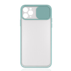 Apple iPhone 11 Pro Case Zore Lensi Cover Turquoise
