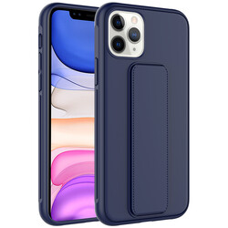 Apple iPhone 11 Pro Case Zore Qstand Cover Navy blue