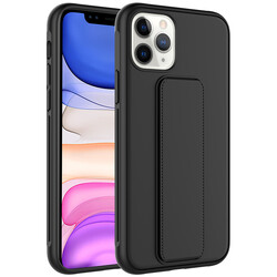 Apple iPhone 11 Pro Case Zore Qstand Cover Black