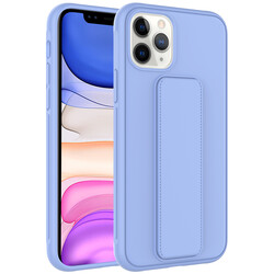 Apple iPhone 11 Pro Case Zore Qstand Cover Lila