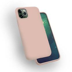 Apple iPhone 11 Pro Case Zore Silk Silicon Pink