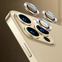 Apple iPhone 11 Pro CL-07 Kamera Lens Koruyucu Gold