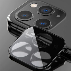 Apple iPhone 11 Pro Zore CP-02 Metal Kamera Koruyucu Siyah