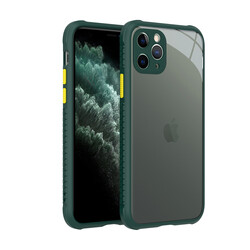 Apple iPhone 11 Pro Kılıf ​​Zore Kaff Kapak Koyu Yeşil