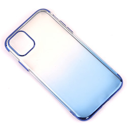 Apple iPhone 11 Pro Kılıf Zore Moss Silikon Mavi