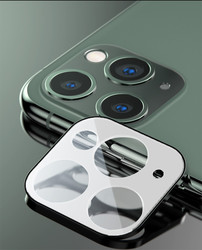 Apple iPhone 11 Pro Max Benks Kamera Lens Koruyucu Beyaz