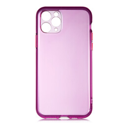 Apple iPhone 11 Pro Max Case Zore Bistro Cover Purple