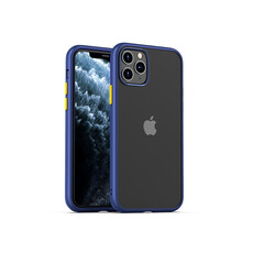 Apple iPhone 11 Pro Max Case Zore Hom Silicon Navy blue