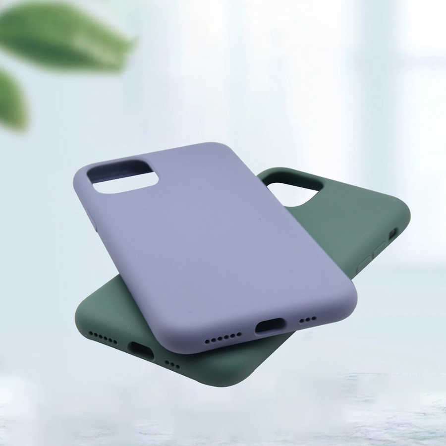 Apple iPhone 11 Pro Max Case Zore Silk Silicon - 4