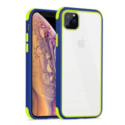 Apple iPhone 11 Pro Max Case Zore Tiron Cover Navy blue