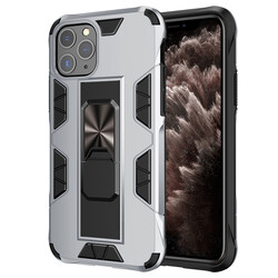 Apple iPhone 11 Pro Max Case Zore Volve Cover Grey