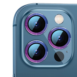 Apple iPhone 11 Pro Max CL-02 Kamera Lens Koruyucu Colorful