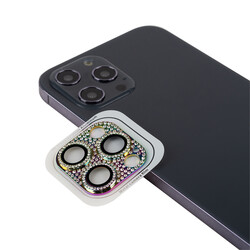 Apple iPhone 11 Pro Max CL-08 Kamera Lens Koruyucu Colorful