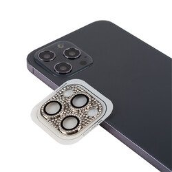 Apple iPhone 11 Pro Max CL-08 Kamera Lens Koruyucu Gümüş