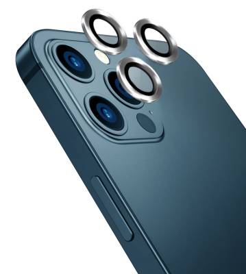 Apple iPhone 11 Pro Max Go Des CL-10 Kamera Lens Koruyucu Gümüş