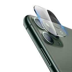 Apple iPhone 11 Pro Max Go Des Lens Shield Kamera Lens Koruyucu Renksiz