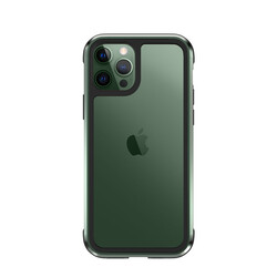 Apple iPhone 11 Pro Max Kılıf ​​​​​Wiwu Defens Armor Kapak Yeşil
