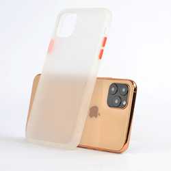 Apple iPhone 11 Pro Max Kılıf Zore Fri Silikon Renksiz