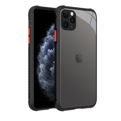 Apple iPhone 11 Pro Max Kılıf ​​Zore Kaff Kapak Siyah