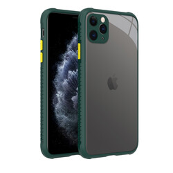 Apple iPhone 11 Pro Max Kılıf ​​Zore Kaff Kapak Koyu Yeşil