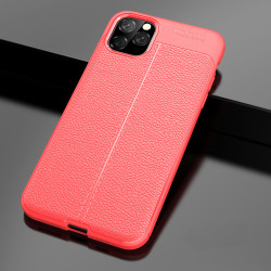 Apple iPhone 11 Pro Max Kılıf Zore Niss Silikon Kapak Kırmızı