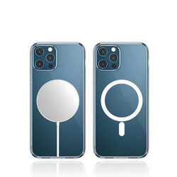 Apple iPhone 11 Pro Max Kılıf Zore Tacsafe Wireless Kapak Renksiz