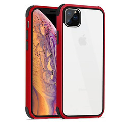 Apple iPhone 11 Pro Max Kılıf Zore Tiron Kapak Kırmızı