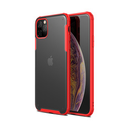 Apple iPhone 11 Pro Max Kılıf Zore Volks Kapak Kırmızı