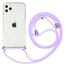 Apple iPhone 11 Pro Max Kılıf Zore X-Rop Kapak Renksiz