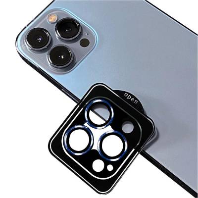 Apple iPhone 11 Pro Max Zore CL-09 Kamera Lens Koruyucu Lacivert