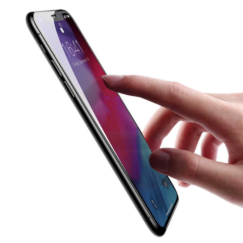 Apple iPhone 11 Pro Max Zore Kenarları Kırılmaya Dayanıklı Cam Ekran Koruyucu - 4