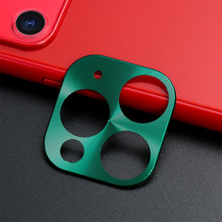 Apple iPhone 11 Pro Zore Metal Camera Protector Green