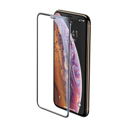 Apple iPhone 11 Zore Anti-Dust Temperli Ekran Koruyucu Siyah