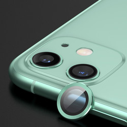 Apple iPhone 11 Zore CL-01 Camera Lens Protector Green