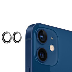 Apple iPhone 11 Zore CL-06 Kamera Lens Koruyucu Siyah