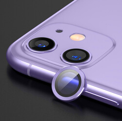 Apple iPhone 11 Zore CL-07 Camera Lens Protector Purple