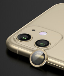 Apple iPhone 11 Zore CL-07 Camera Lens Protector Gold