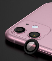 Apple iPhone 11 Zore CL-07 Kamera Lens Koruyucu Siyah