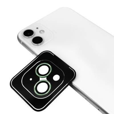 Apple iPhone 11 Zore CL-11 Sapphire Anti-Fingerprint Anti-Reflective Camera Lens Protector Açık Yeşil