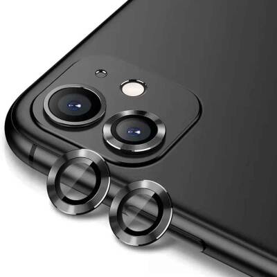 Apple iPhone 11 Zore CL-12 Premium Sapphire Anti-Fingerprint and Anti-Reflective Camera Lens Protector Black